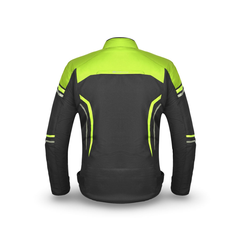 ZENITH Motorcycle Jacket Fluorescent Green