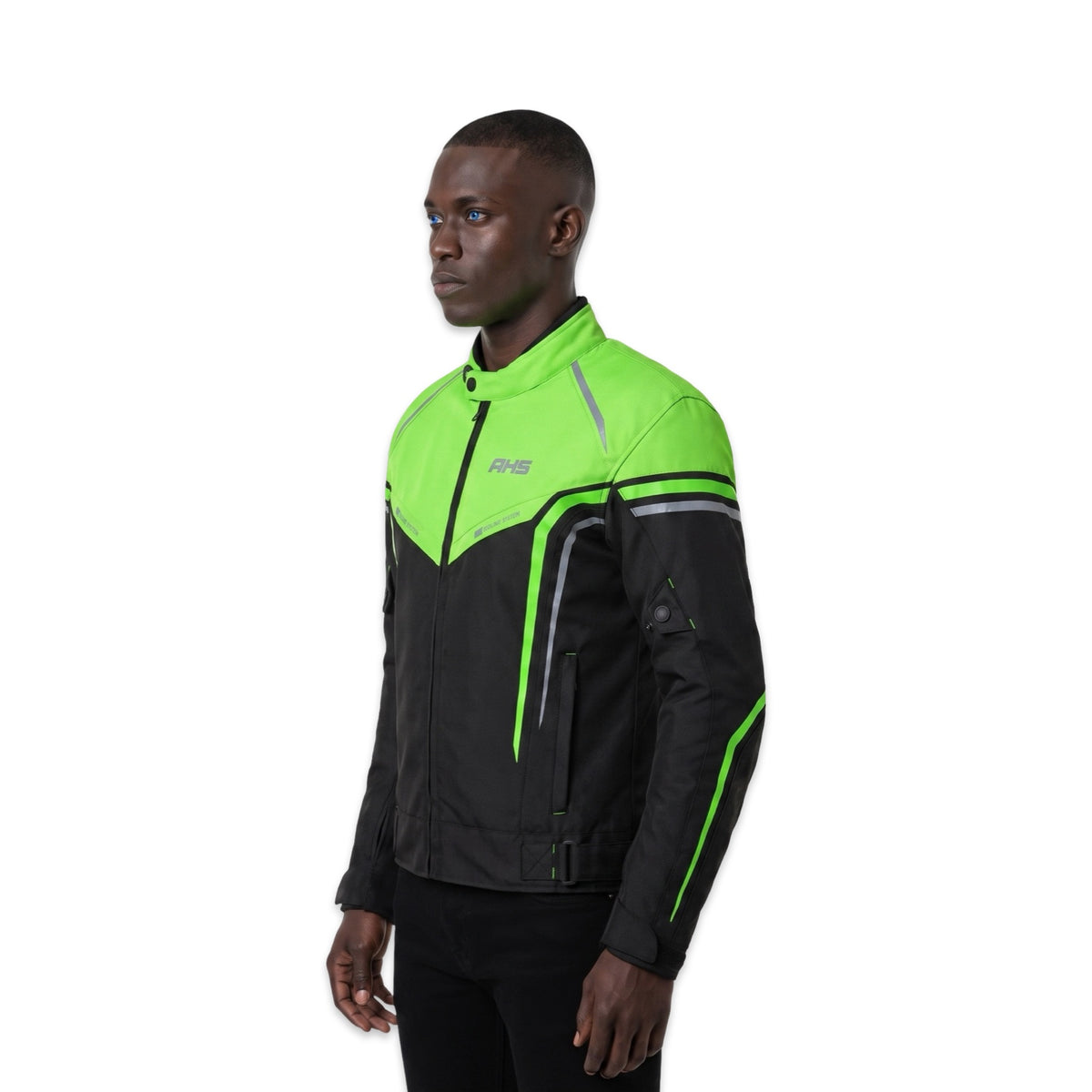ZENITH Motorcycle Jacket Fluorescent Green